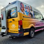 Heckansicht eines VW Sprinter